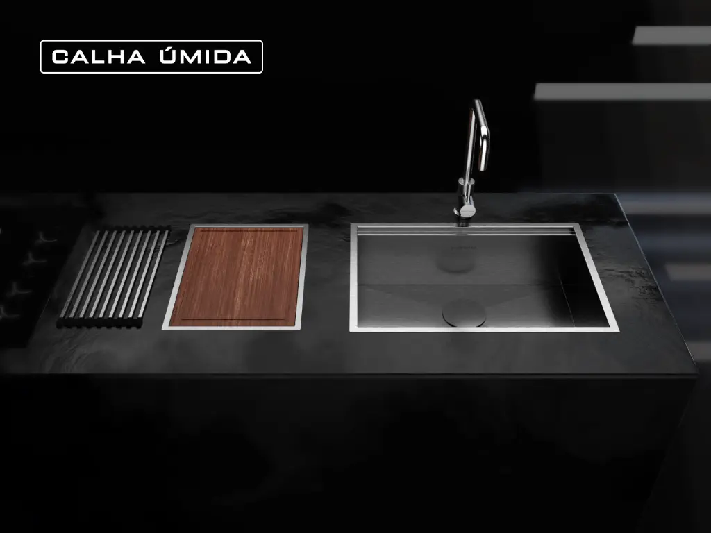 3855 - CUBA DE SOBREPOR CALHA UMIDA PLATINO 600X400 COM KIT 3.webp