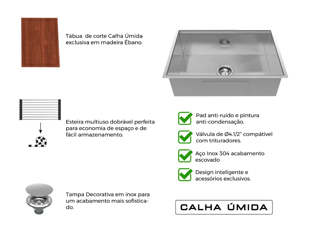 3855 - CUBA DE SOBREPOR CALHA UMIDA PLATINO 600X400 COM KIT 7.webp