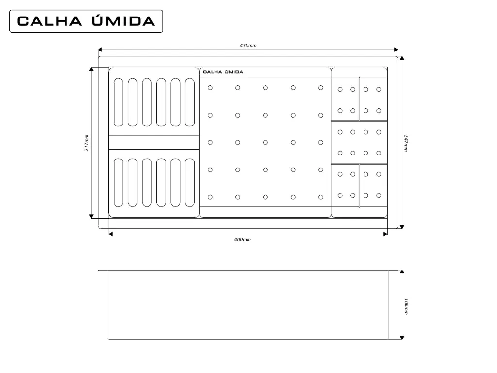 KIT ESCORREDOR CALHA ÚMIDA BASIC 3 MÓDULOS ACABAMENTO SCOTCH BRITE 400X217.webp