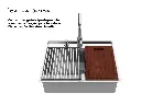 4127 - CUBA DE SOBREPOR CALHA UMIDA PLATINO EXCLUSIVE  600X370 COM ACES. 10.webp