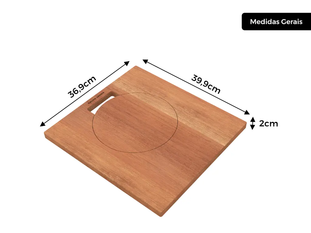 Workstation sink with wooden cutting board