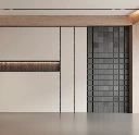 600 sound absorbing panel grid grille - wood series - design 1.webp