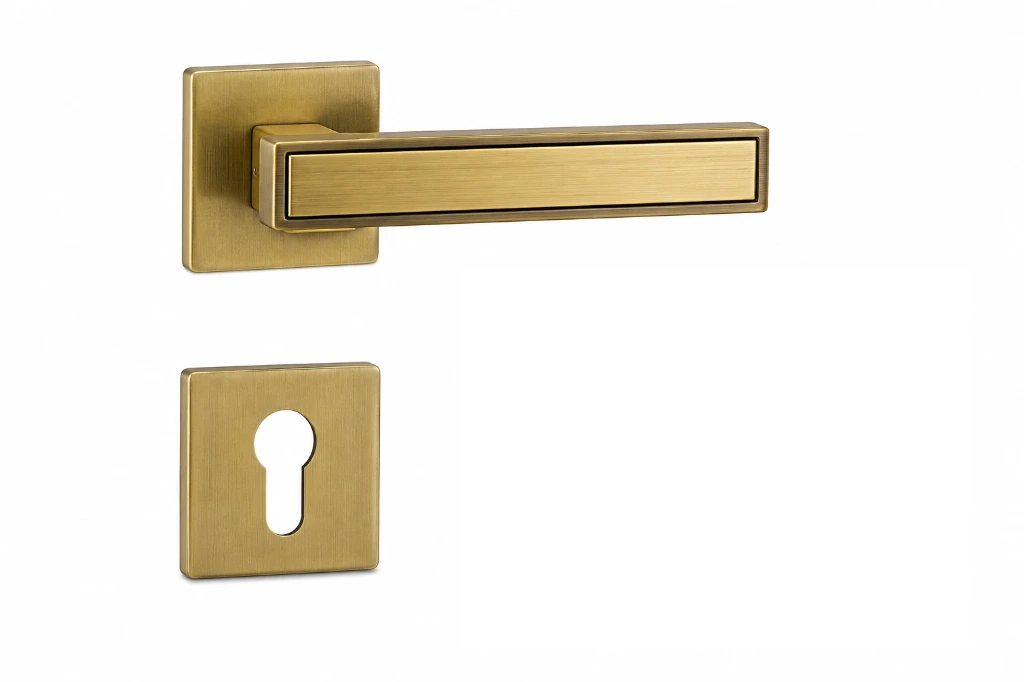 V Series Door Lock (V7209 qinggu copper)