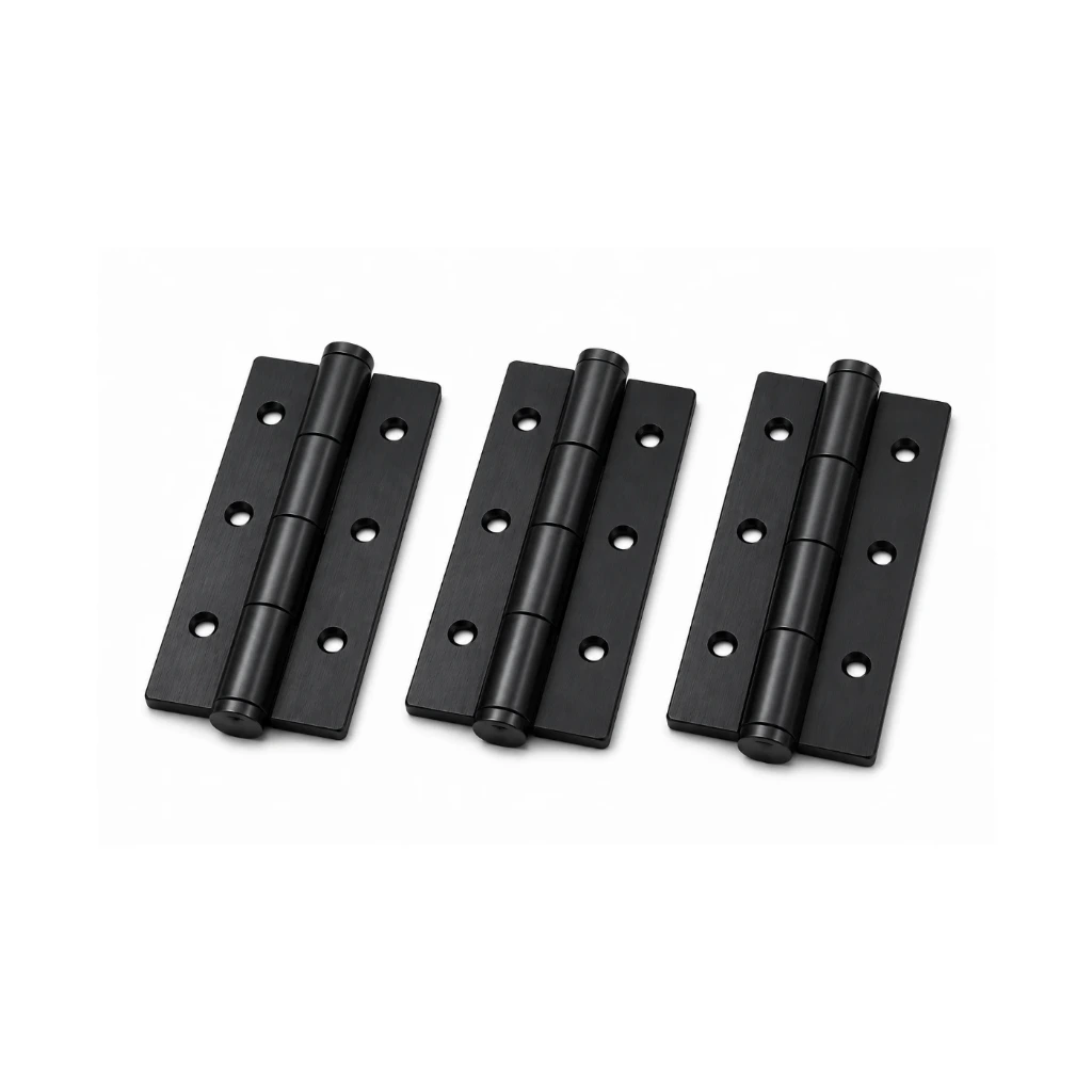 3-Pack Coarse Axis Horizontal Hydraulic Hinge (Black)