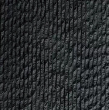 WIDE CLOTH PATTERN STONE Soft Stone painel de parede (Black)