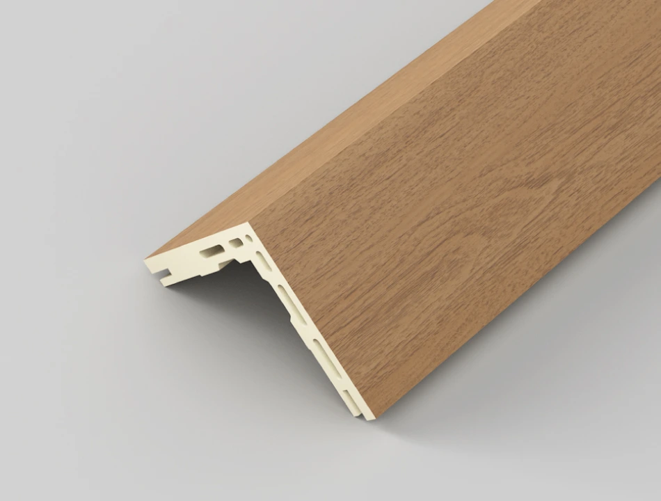 (8mm) 50x50mm Bamboo Charcoal Double-Groove Right Angle External Corner