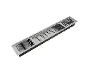Kit Escorredor Sobrepor Calha Úmida Kitchen 4 Módulos 118cm