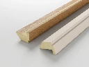 Perfil de Remate Biselado 24*10L em Fibra de Carvão de Bambu (24x10mm)