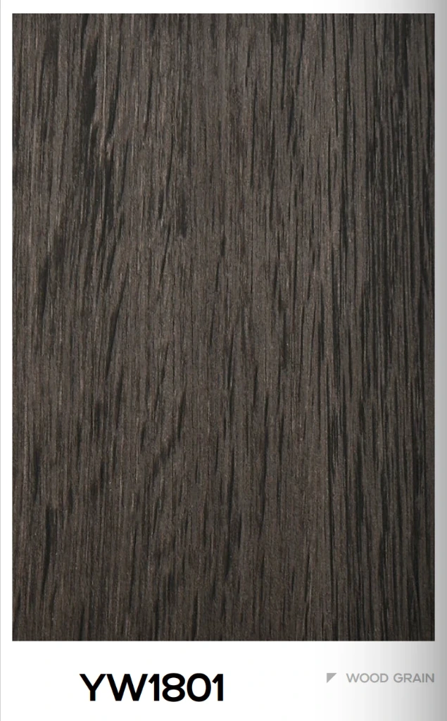 Painel de Parede SPC Anti-Impacto com Núcleo de Fibra de Carvão de Bambu, Série Efeito Madeira