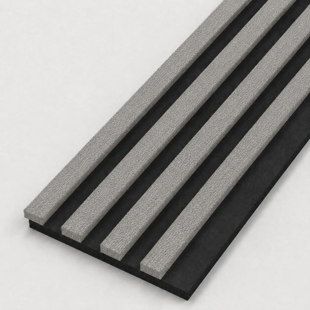 144 Sound Absorption Panel - Narrow Bars Grille - Cloth Pattern Series