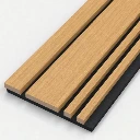 182 Sound Absorption Panel - Wide and Narrow Bar Grille - Wood Grain Series