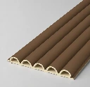 150 Painel de parede ripado arco grade - Série Cor Sólida