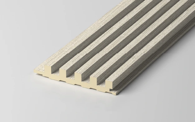 110x18 Solid Grid Fluted Wall Panel - Cloth Pattern Series