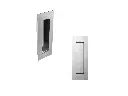 Puxador Concha/Cava 15cm Calha Úmida Aço Inox Escovado (2un)