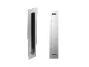 Puxador Concha/Cava 30cm Calha Úmida Aço Inox Escovado (2un)