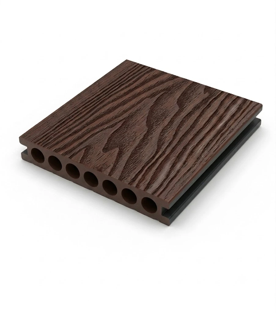HC 23x148 Pavimento oco em PE - meio revestimento, coextrudido - Série Textura de Madeira