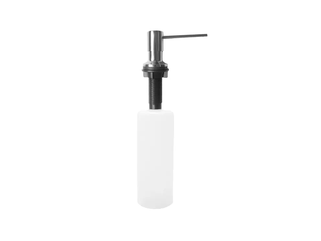 [4101] Dispenser Dosador Exclusive para Bancada Em Aço Inox Polido