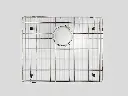 Grade Aramada Calha Úmida Quadratta 50x40 Em Aço Inox Eletropolido