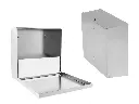 Dispenser de Papel Toalha Calha Úmida Pro Em Aço Inox Escovado