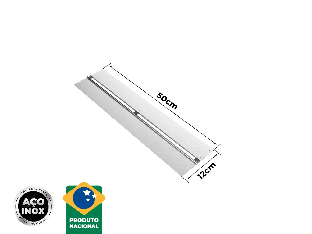 [4247] Ralos Slim Linear Calha Úmida Para Borda de Piscina 50x12cm (10un)