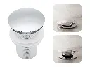 Válvula Click 1.1/4" Para Pia De Banheiro Em Aço Inox Polido