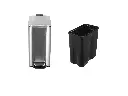 Lixeira Linius Inox Escovado 5L Pedal e Tampa com Amortecimento