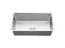 Cuba De Sobrepor Calha Úmida Essence 70x40cm Em Aço Inox Escovado Com Válvula De 4.1/2
