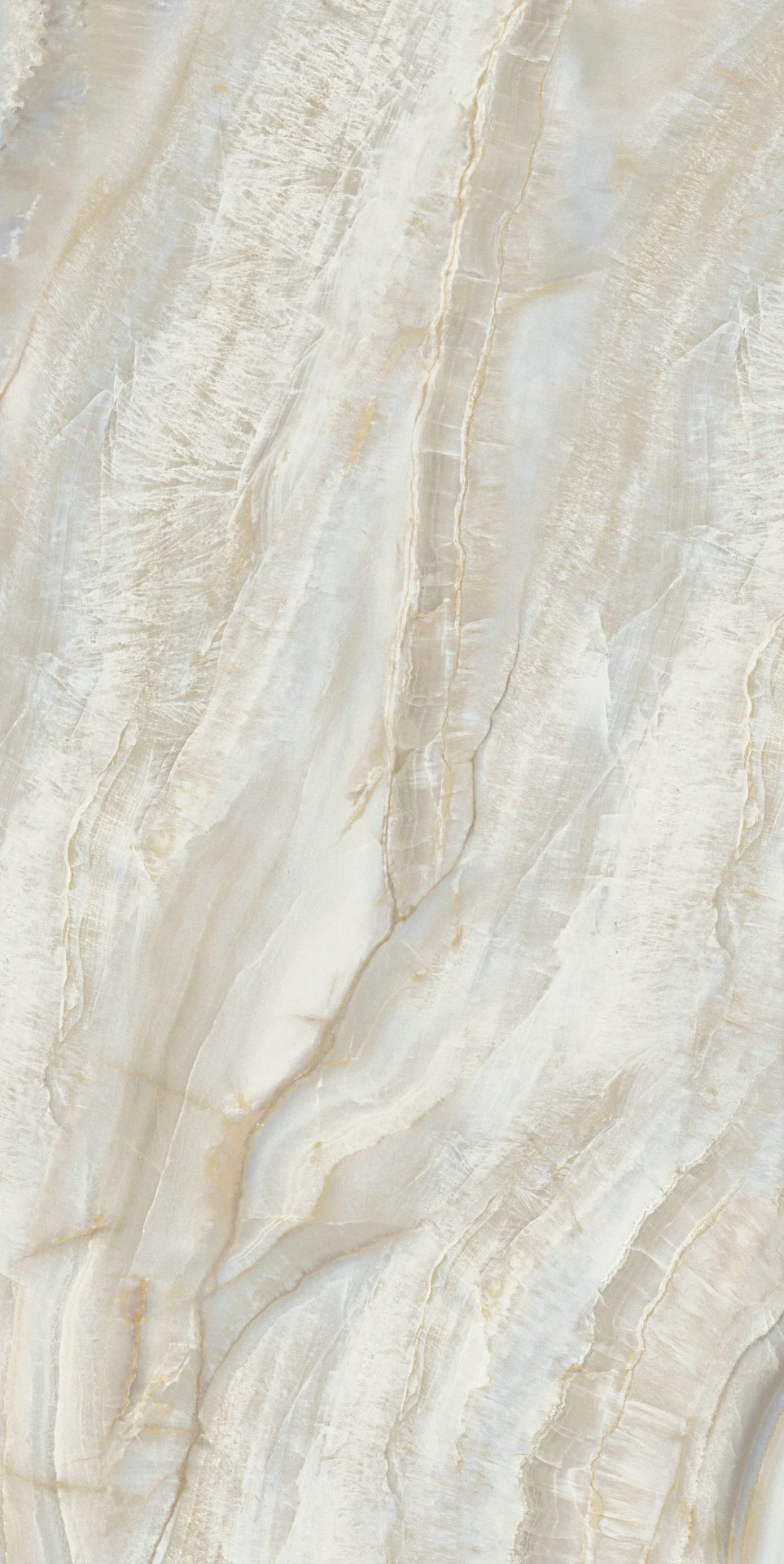 GLAM IVORY Porcelain Stoneware (162x324 cm 64"x127", 6.5 mm)
