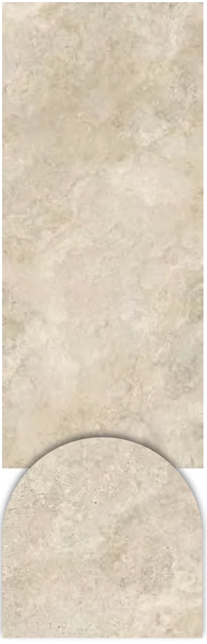 TRAVERTINO NOBILE Porcelain Stoneware (120x278 cm 48”x110”, 6.5 mm, Beige)