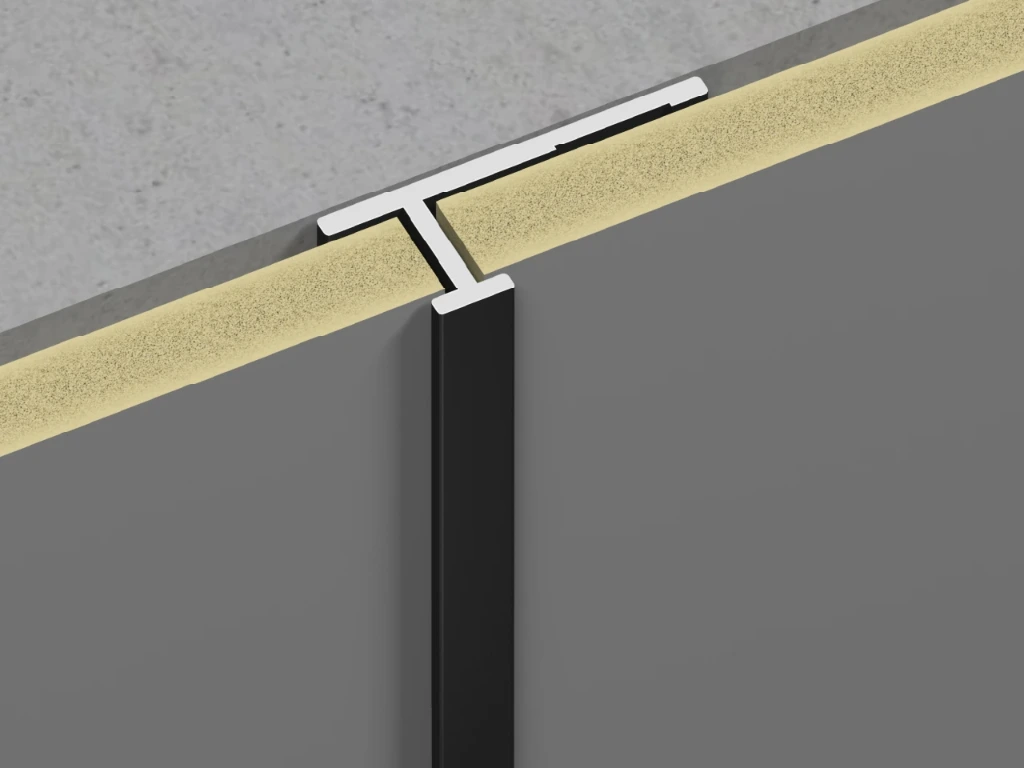 [5503 Black] 5503 "H" Shape Line for 5mm Wall Panel (Black)