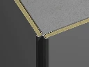 Perfil de canto exterior 5501 para painéis de parede de 5 mm