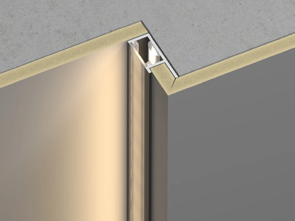 [5510 Black] 5510 Side Light Strip for 5mm Wall Panel (Black)