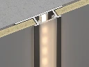 Perfil de luz de união central 5512 para painéis de parede de 5 mm