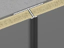 Perfil de união em "H" com bisel em V 8405 para painéis de parede de 8-9 mm