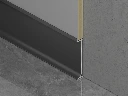 Rodapé TJ60-9 para painéis de parede de 8-9 mm